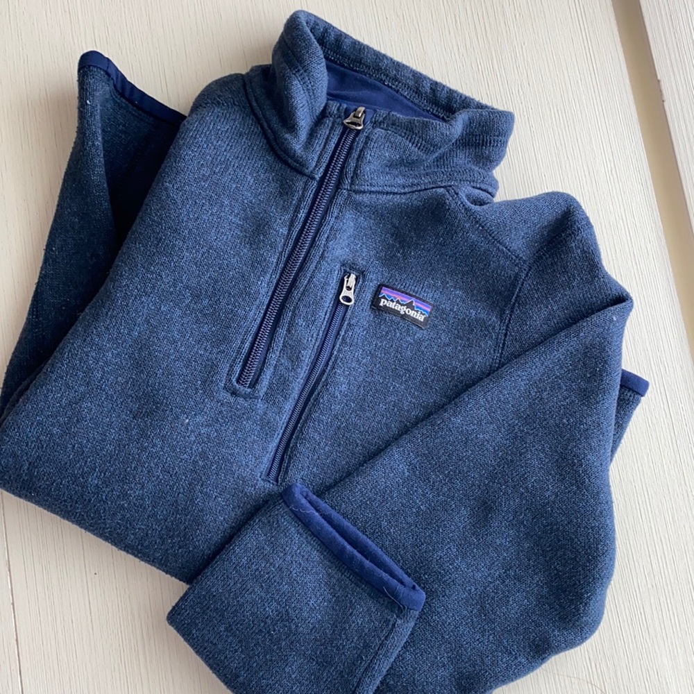Youth quarter zip Patagonia sweater